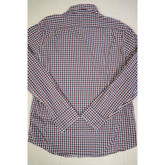 J‎ Crew Button Down Slim Shirt Men Large Plaid Long Sleeve %100 Cotton - Picture 3 of 9